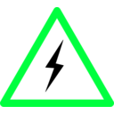 download Power Danger clipart image with 135 hue color