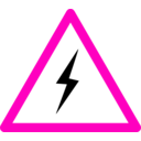 download Power Danger clipart image with 315 hue color