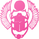 download Golden Scarab clipart image with 270 hue color