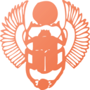 download Golden Scarab clipart image with 315 hue color