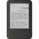 download E Book Reader clipart image with 180 hue color