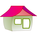 download Home clipart image with 315 hue color