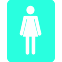 download Women Bathroom clipart image with 315 hue color