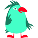 download Blue Bird clipart image with 315 hue color