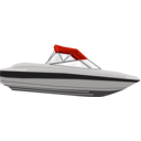 download Speed Boat clipart image with 135 hue color