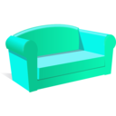 download Sofa clipart image with 135 hue color