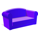 download Sofa clipart image with 225 hue color