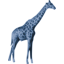 download Jirafa clipart image with 180 hue color