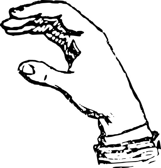 Deaf Alphabet C