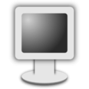 download Computer Screen Icon Grayscale clipart image with 315 hue color