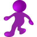 download Walking clipart image with 90 hue color