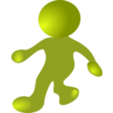 download Walking clipart image with 225 hue color
