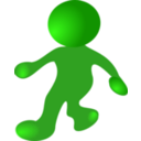 download Walking clipart image with 270 hue color