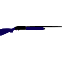 download Shotgun clipart image with 225 hue color