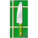 download Knife Over Table clipart image with 45 hue color