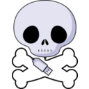 download Logo Skull Hyf clipart image with 180 hue color