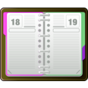 download Diary clipart image with 270 hue color