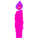 download Candle Candles clipart image with 270 hue color