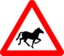 Roadsign Horse