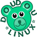 download Doudoulinux Logo Operating System Fun And Accessible For Kids From 2 To 12 Years Old clipart image with 135 hue color