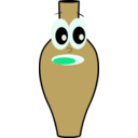 download Blue Bowling Bottle clipart image with 180 hue color