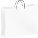 download White Bag clipart image with 90 hue color