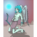 download Angel clipart image with 135 hue color