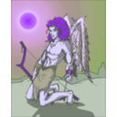 download Angel clipart image with 225 hue color