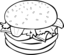 Fast Food Lunch Dinner Hamburger