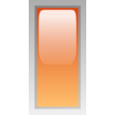 Led Rectangular H Orange