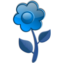 download Flower A3 clipart image with 180 hue color