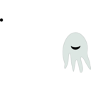 download Ghost clipart image with 315 hue color