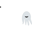 download Ghost clipart image with 0 hue color