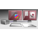 download Graphic Workstation clipart image with 135 hue color