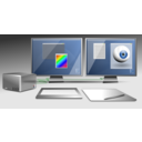 download Graphic Workstation clipart image with 0 hue color