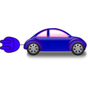 download Electric Car clipart image with 135 hue color