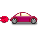 download Electric Car clipart image with 225 hue color