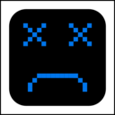 download Sad Computer clipart image with 90 hue color