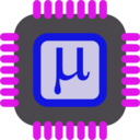 download Microprocessor clipart image with 270 hue color