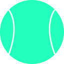 download Tennis Ball clipart image with 90 hue color