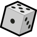 download A Die clipart image with 90 hue color