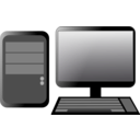 download Computer clipart image with 270 hue color
