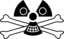 Radioactive Skull With Bones
