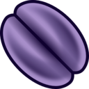 download Bean clipart image with 225 hue color