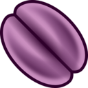 download Bean clipart image with 270 hue color