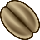 download Bean clipart image with 0 hue color