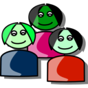 download People clipart image with 90 hue color