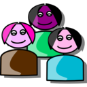 download People clipart image with 270 hue color