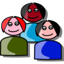 download People clipart image with 315 hue color