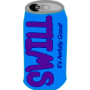 download Soda Can Swill clipart image with 180 hue color